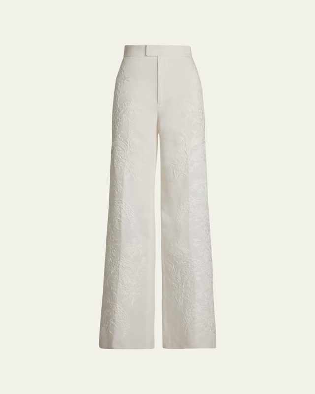 Dean Paisley Wide Leg Pants